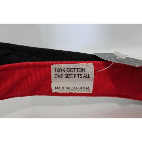 Starter Athletics Visor Black and Red. Comfort Fit, Adjustable. NWT - Picture 6 of 8